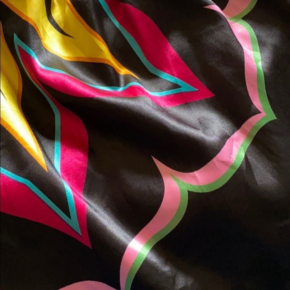 Meghan LA 100% Silk Flowy Tunic Top Rare Size 0 - Picture 3 of 5